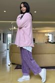 Conrad Oversized Boxy Knit Rose Marl